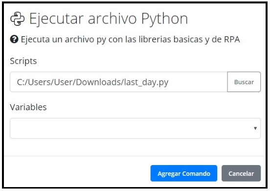 TIPS COMANDOS ROCKETBOT - Rocketbot Docs